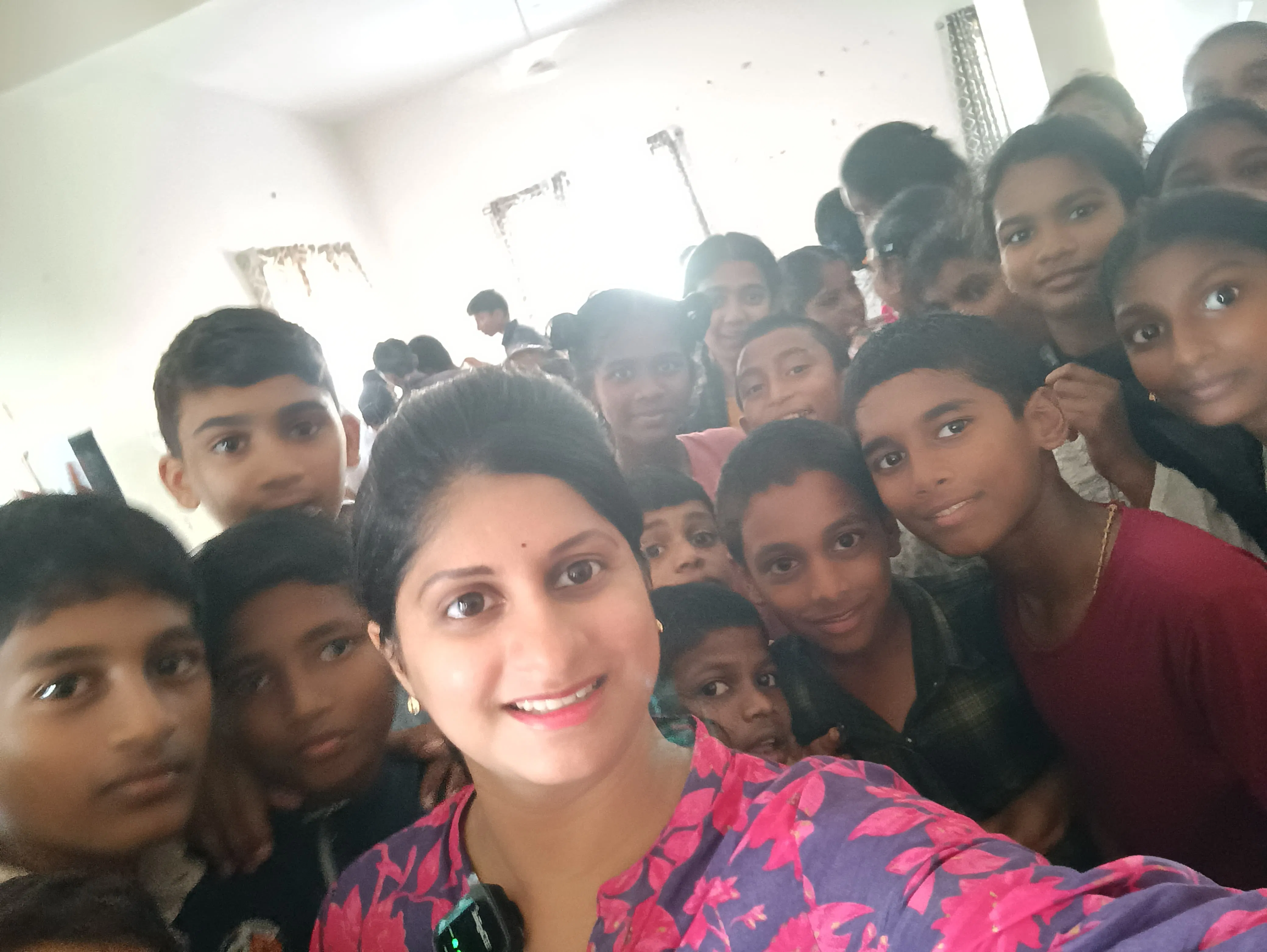 Kids solving Rubik's cube
